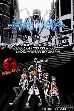World Ends With You Title Screen